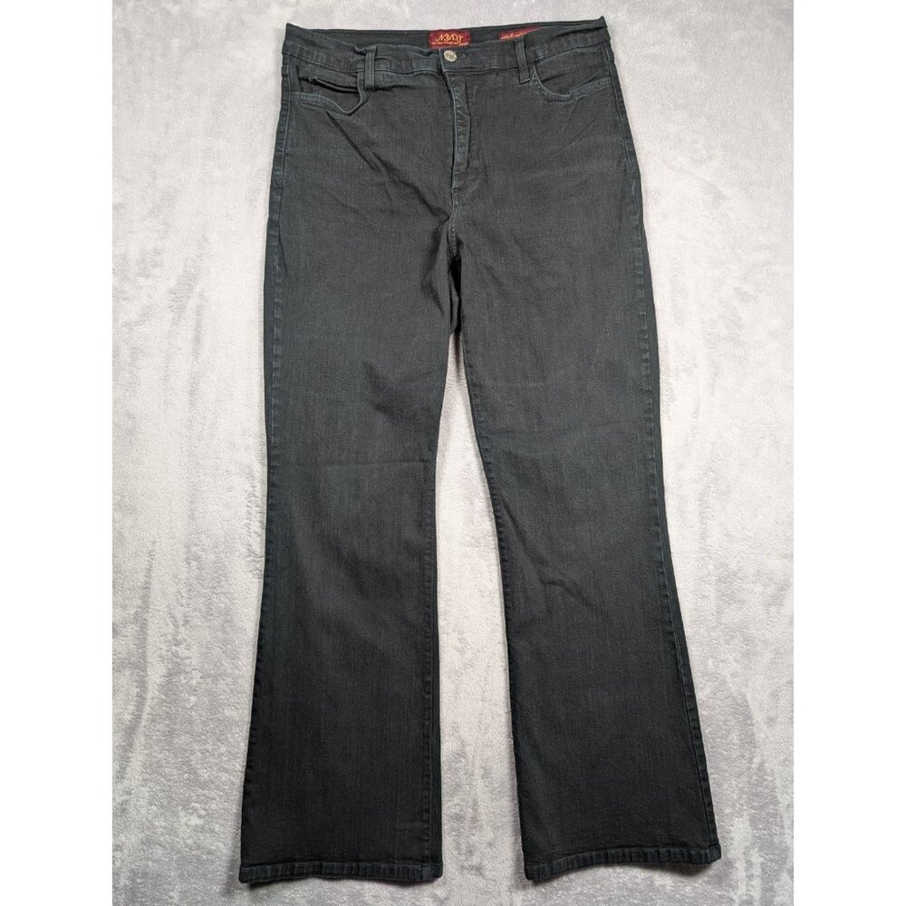 NYDJ Jeans Womens Size 14 Black High Rise Slimming Shaping Curvy Modern Mom